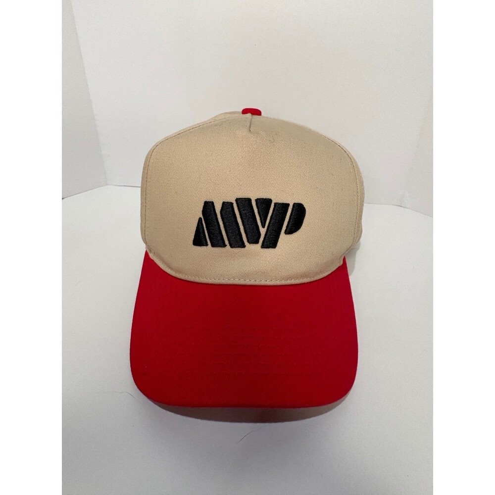 MVP Netflix Snapback Hat Cap Tan Red Most Valuable Promotions Boxing Promo